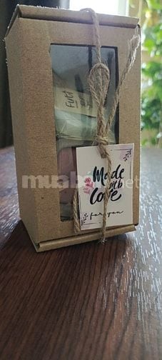 Set quà nến + sáp thơm handmade Futi