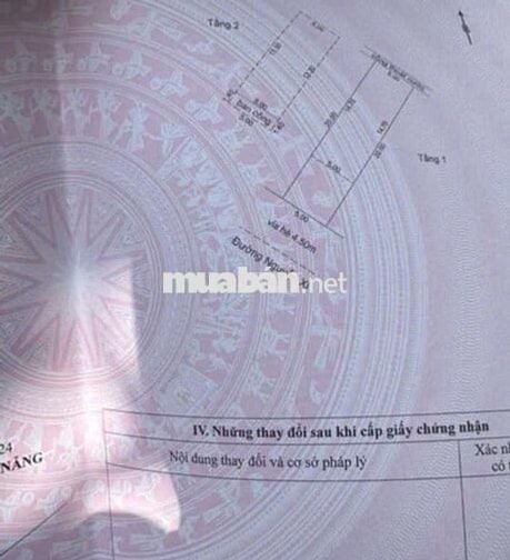 Bán nhà 2 tầng mặt tiền đường Nguyễn Xí - sát ngã tư Hồ Qúy Ly