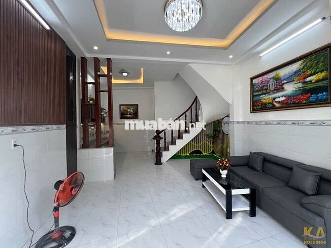 Bán Nhà Đường Ba Cu Mới Xây 1 Trệt 1 Lầu : 4T3 TL