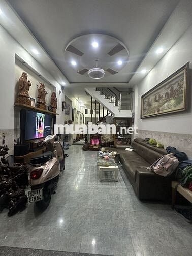 Nhà hẻm ô tô thông đường Số 12 Bình Tân,4 lầu, 4PN, 60m² nhỉnh 6 tỷ TL