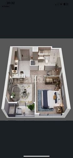 Bán căn hộ tại Lumiere EverGreen, 1PN+, 41.2m2, 4.5 tỷ