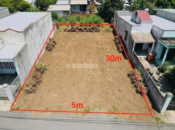 5x30m giá chỉ 1tỷ6 sau UBND Xã Củ Chi, sổ riêng, vay bank 80%