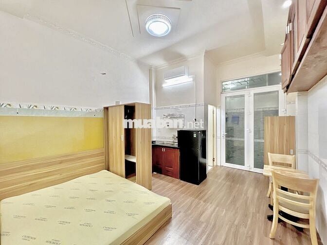 Studio Chợ Hạnh Thông Tây 20m2 Full Nội Thất