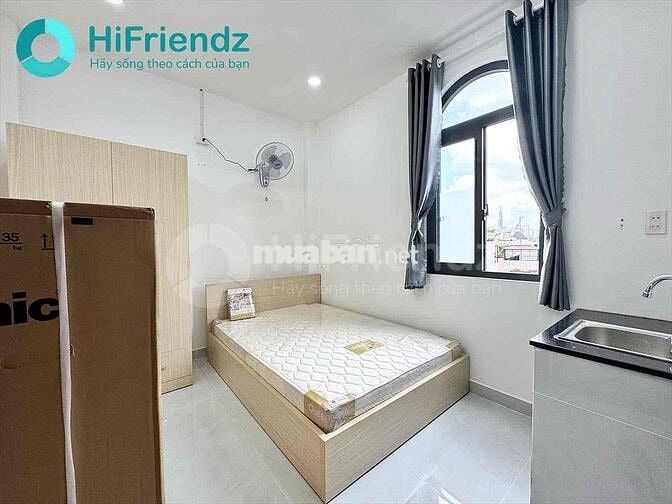 Cho thuê căn hộ dịch vụ có thang máy, cửa sổ đường Nguyễn Văn Đậu