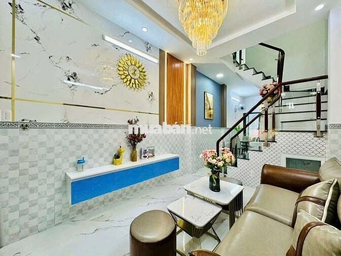 Cho thuê nguyên căn 3pn , Full nội thất, Gần mặt tiền Đườg số 18 P8 GV