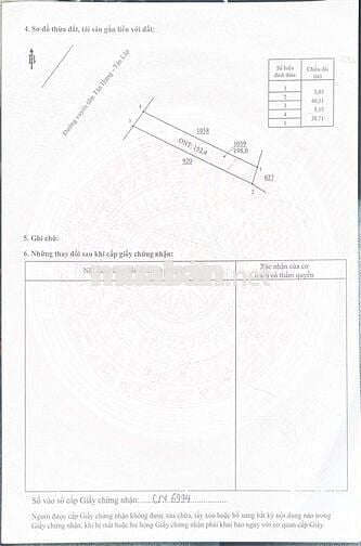 3 lô đất thổ cư sẵn cần bán gấp