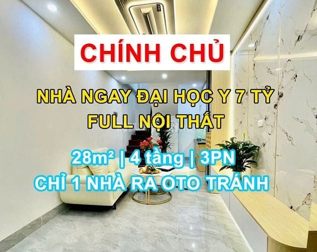 NHÀ ĐỐNG ĐA ĐẸP NỘI THẤT XỊN 3PN, 1 NHÀ RA OTO TRÁNH, NỞ HẬU_7,68TỶ