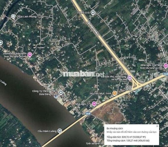 Cho thuê mặt bằng kinh doanh 840m2, đường dẫn cầu Rạch Miễu 2, Bến Tre