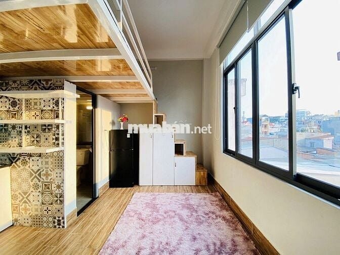 PHÒNG GÁC LỬNG 25M2 FULL TIỆN NGHI NGUYỄN KHUYẾN