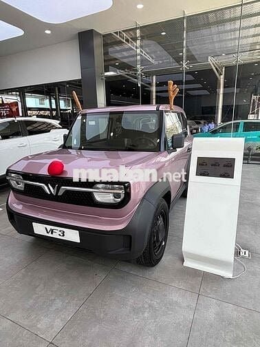 VinFast VF3 Hồng - Nhỏ Gọn - Tiết Kiệm