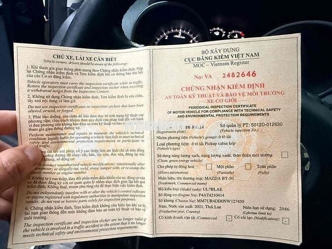 Cần bán xe bán tải Mazda PT50