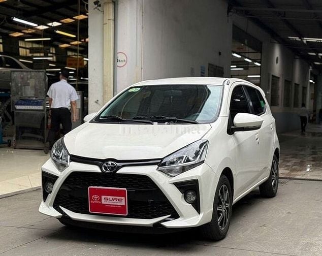 Toyota Wigo 2021 1.2G Trắng 29519 km(CÒN GIẢM LỘC)