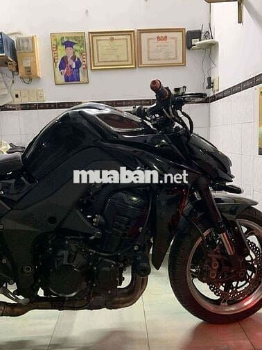 Kawasaki Z1000 2012 Full form 2014 Đen