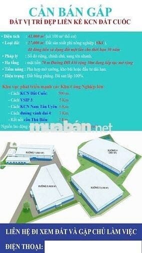 Bán dự Án nhà xưởng mặt tiền tại ĐẤT CUỐC– BẮC TÂN UYÊN nay là TP HCM