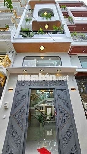 💥Đường Xe Hơi 8m Thông - Nhà Đúc 5 Tầng - DT: 4x14 (56m2), Cạnh Ngã Tư