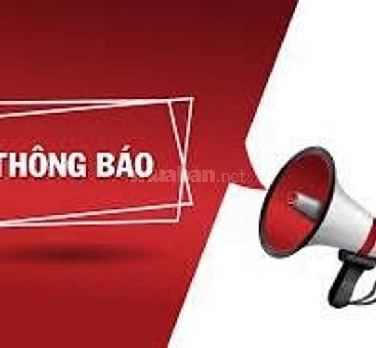 Thông báo mất Văn bản chuyển nhượng quyền thuê địa điểm kinh doanh