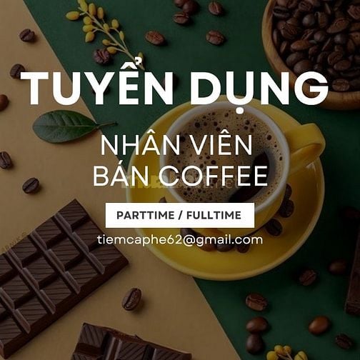 GÓC NHỎ THƠM MÙI CAFE– CHỊ TUYỂN NHÂN VIÊN BÁN HÀNG 🍃