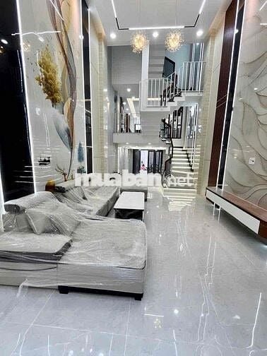 💥5 Tầng-Hẻm 8m Xe hơi Thông-Cạnh Lê Văn Quới-Ngã Tư Bốn Xã-4x17-7Tỷ x