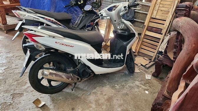 Honda Vision màu Trắng