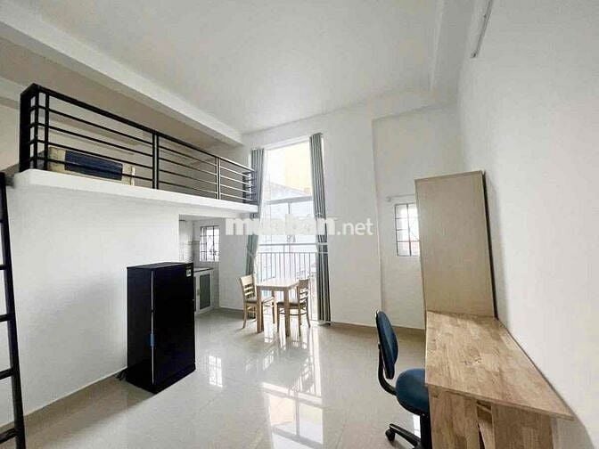 Duplex - 35m2 - Gác 2 mét -Ban Công-Full Nội Thất -Nguyễn Trọng Mét