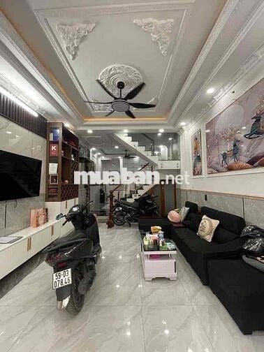 Bán nhà Bình Thành, 4 tầng, khu đồng bộ cao tầng, nội thất cao cấp