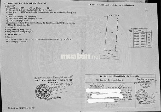 ĐẤT MẶT TIỀN ĐƯỜNG 171,DT:1330m2, SỔ HỒNG RIÊNG, CHỈ 7.9 TỶ