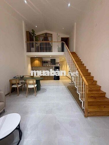 cho thuê nhà gác lửng 2pn/2wc full nội thất mặt tiền lê quang sung