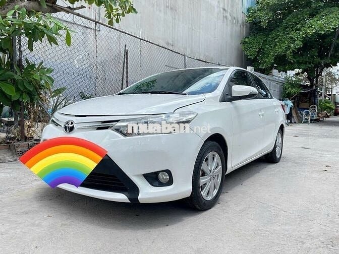 Toyota Vios 2016 số sàn màu trắng