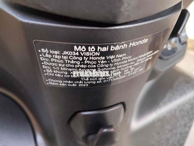 Honda Vision 2023 Xanh nhám 5000 km