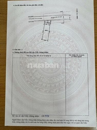 đất bán thổ cư 5.5 x 20 xã Bà điểm mới