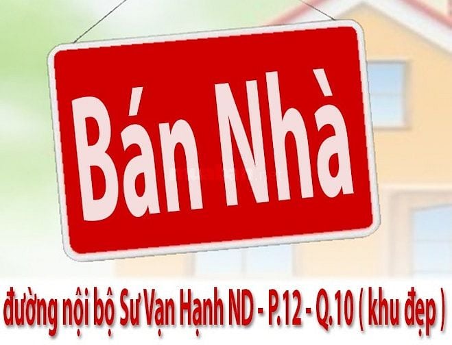 Bán Nhà đường nội bộ Sư Vạn Hạnh nối dài P.12 Q.10 khu đẹp dt:6x18m 3L