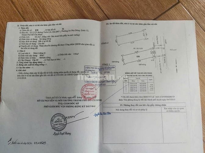 Bán nhà 52/12/23 đường Vườn Lài, KP1, An Phú Đông, Quận 12, giá 5,8tỷ