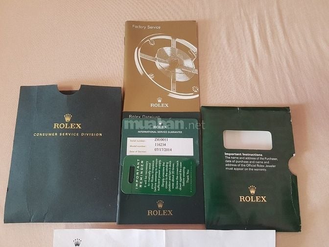 Chính chủ bán 1 đồng hồ Rolex mua chính hãng bên Mĩ, bảo trì bên Mỹ