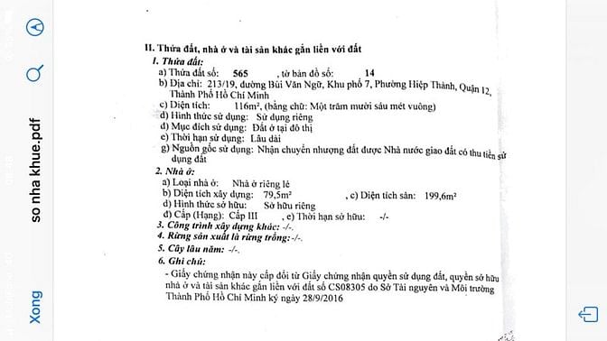 Chuyển chỗ ở bán rẻ nhà bùi văn ngữ 5x24, ngay chợ