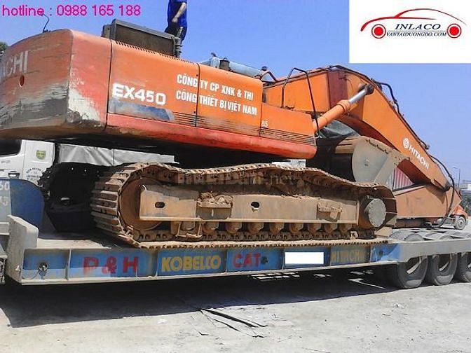 Chở máy công trình giá rẻ