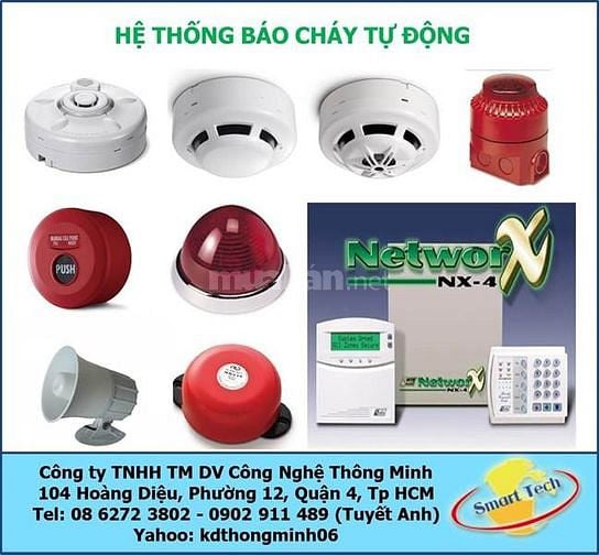 Lắp hệ thống báo cháy tự động, tư vấn, thi công thiết bị báo cháy HCM