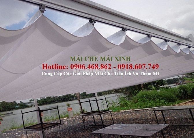 Mái kéo sóng lượn - Mái che xếp, mái hiên, dù lệch tâm giá rẻ 31560854 Mái kéo sóng lượn - Mái che xếp, mái hiên, dù lệch tâm giá rẻ