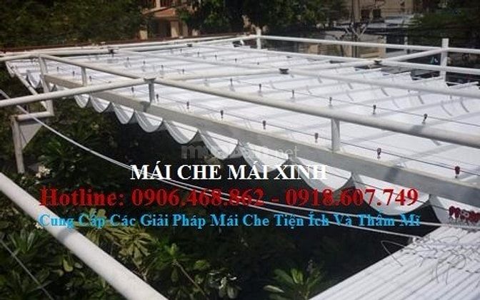 Mái kéo sóng lượn - Mái che xếp, mái hiên, dù lệch tâm giá rẻ 31560854 Mái kéo sóng lượn - Mái che xếp, mái hiên, dù lệch tâm giá rẻ
