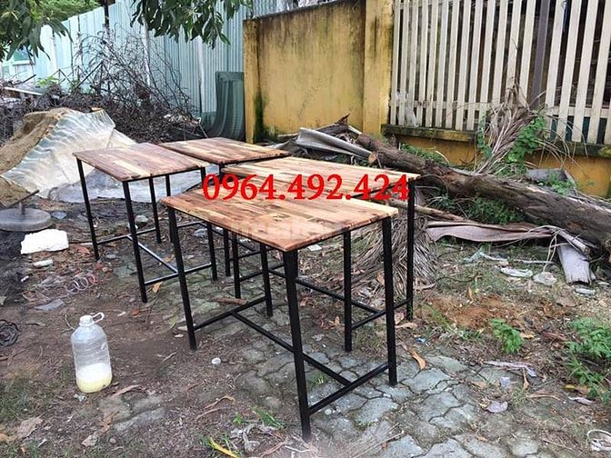 Xưởng đóng mới bàn ghế gỗ thông Pallet cho quán cafe, nhà hàng và văn 34650218 Xưởng đóng mới bàn ghế gỗ thông Pallet cho quán cafe, nhà hàng và văn