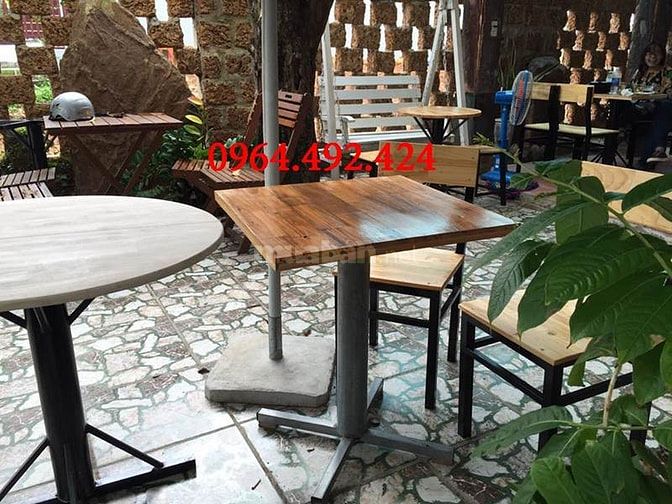 Xưởng đóng mới bàn ghế gỗ thông Pallet cho quán cafe, nhà hàng và văn 34650218 Xưởng đóng mới bàn ghế gỗ thông Pallet cho quán cafe, nhà hàng và văn