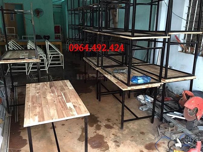 Xưởng đóng mới bàn ghế gỗ thông Pallet cho quán cafe, nhà hàng và văn 34650218 Xưởng đóng mới bàn ghế gỗ thông Pallet cho quán cafe, nhà hàng và văn