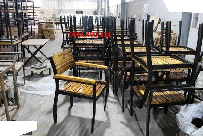 Xưởng đóng mới bàn ghế gỗ thông Pallet cho quán cafe, nhà hàng và văn 34650218 Xưởng đóng mới bàn ghế gỗ thông Pallet cho quán cafe, nhà hàng và văn