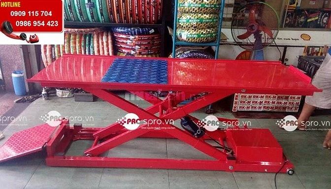 Bàn nâng sửa xe máy dùng điện và đạp chân sức nâng 170 kg 37720258 Bàn nâng sửa xe máy dùng điện và đạp chân sức nâng 170 kg
