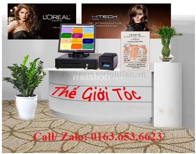 Bán máy tính tiền giá rẻ cho nhà hàng salon tóc tại TpHCM 38146397 Bán máy tính tiền giá rẻ cho nhà hàng salon tóc tại TpHCM