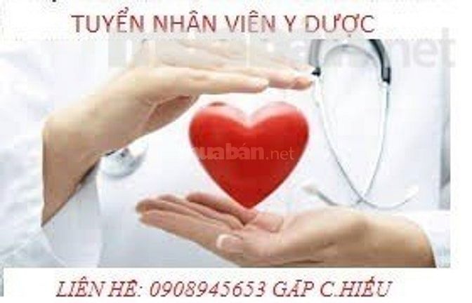 Cần tuyển gấp 03 nhân viên tốt nghiệp Y dược 38330467 Cần tuyển gấp 03 nhân viên tốt nghiệp Y dược