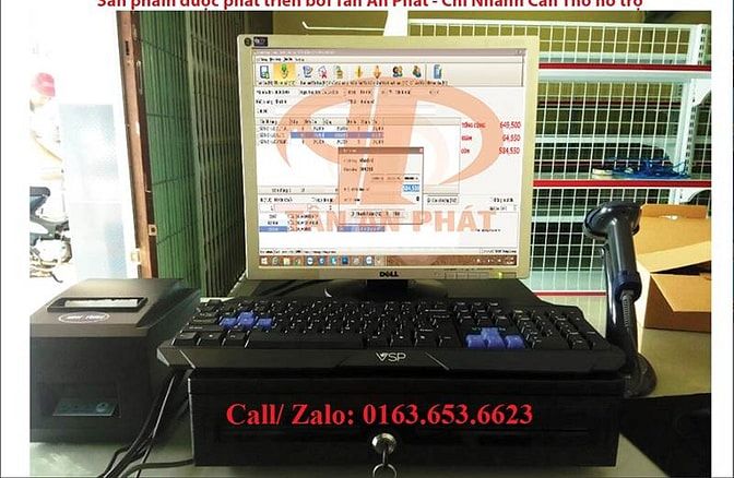 Trọn bộ thiết bị bán hàng tính tiền giá rẻ dùng cho tạp hóa 39362482 Trọn bộ thiết bị bán hàng tính tiền giá rẻ dùng cho tạp hóa
