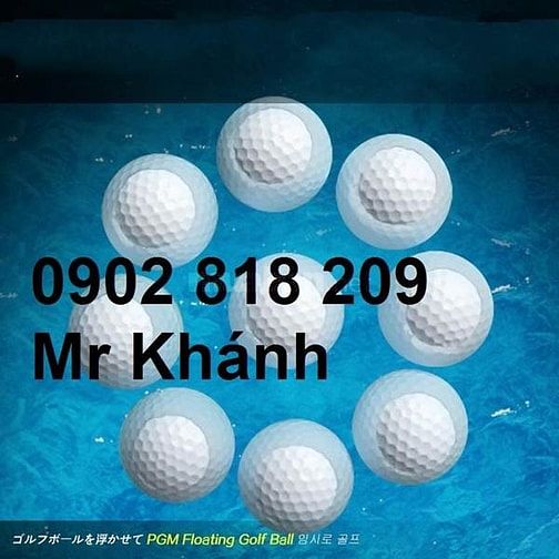 Banh golf nổi đánh ra hồ, bóng golf nổi