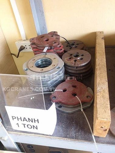 Đĩa phanh pa lăng cầu trục 3 tấn - Công ty Cầu trục HNC