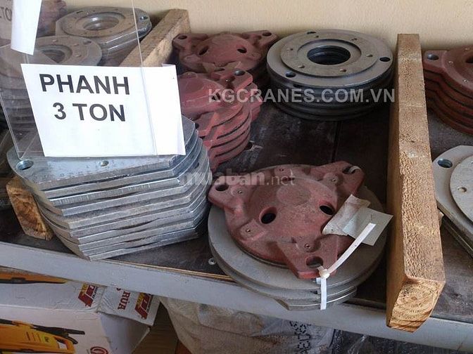 Đĩa phanh pa lăng cầu trục 3 tấn - Công ty Cầu trục HNC