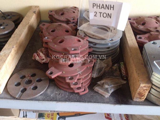 Đĩa phanh pa lăng cầu trục 3 tấn - Công ty Cầu trục HNC